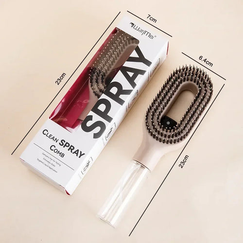 MistBrush™ 2-in-1 Detangling Spray Brush