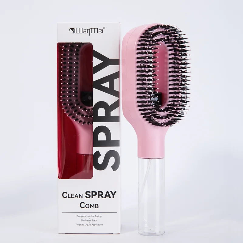 MistBrush™ 2-in-1 Detangling Spray Brush
