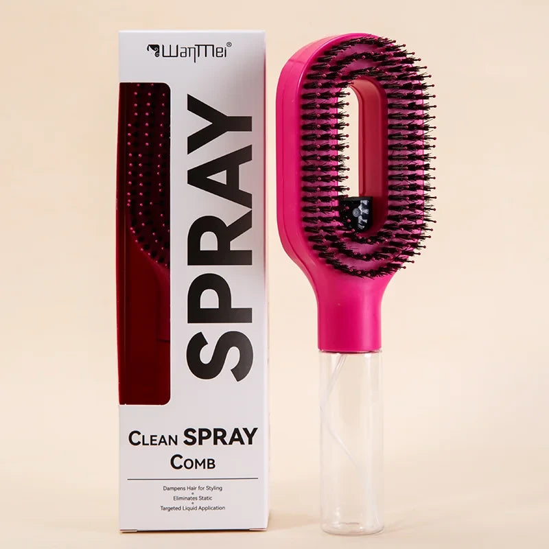 MistBrush™ 2-in-1 Detangling Spray Brush