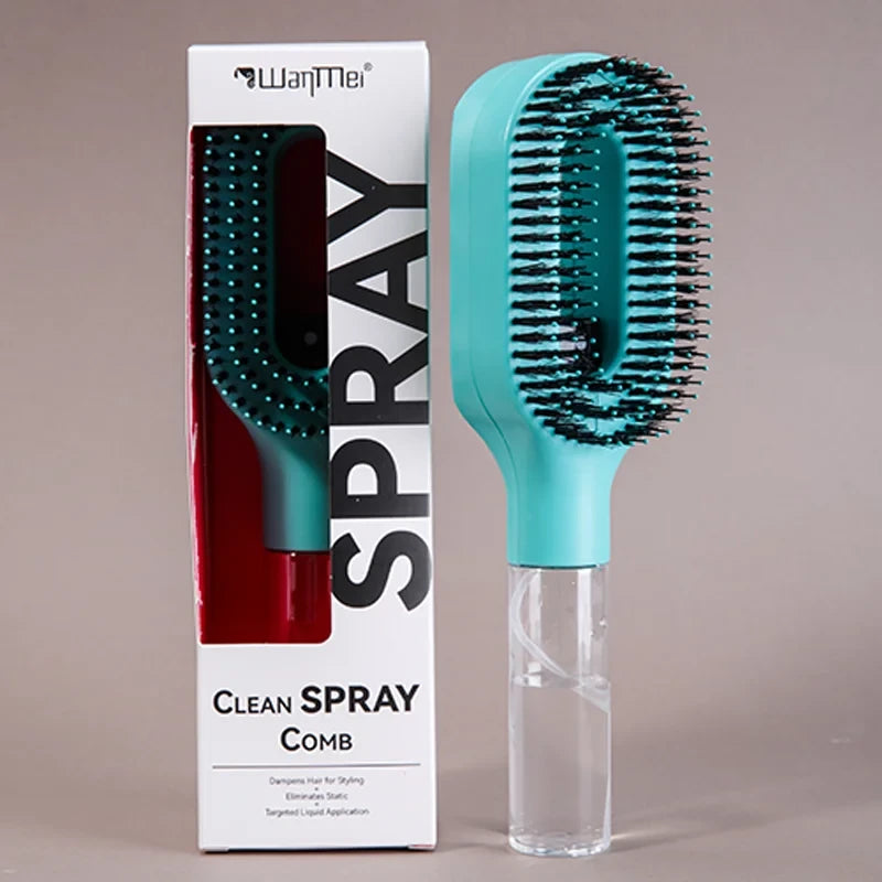 MistBrush™ 2-in-1 Detangling Spray Brush